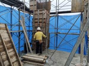 【水硯】2025年01月_4樓柱牆封模與3樓拆模
